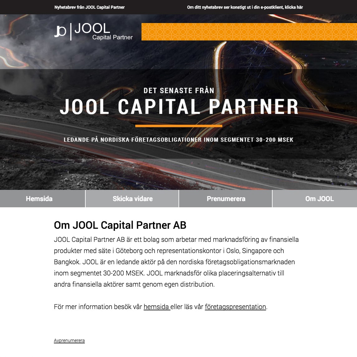 Jool capital partner göteborg