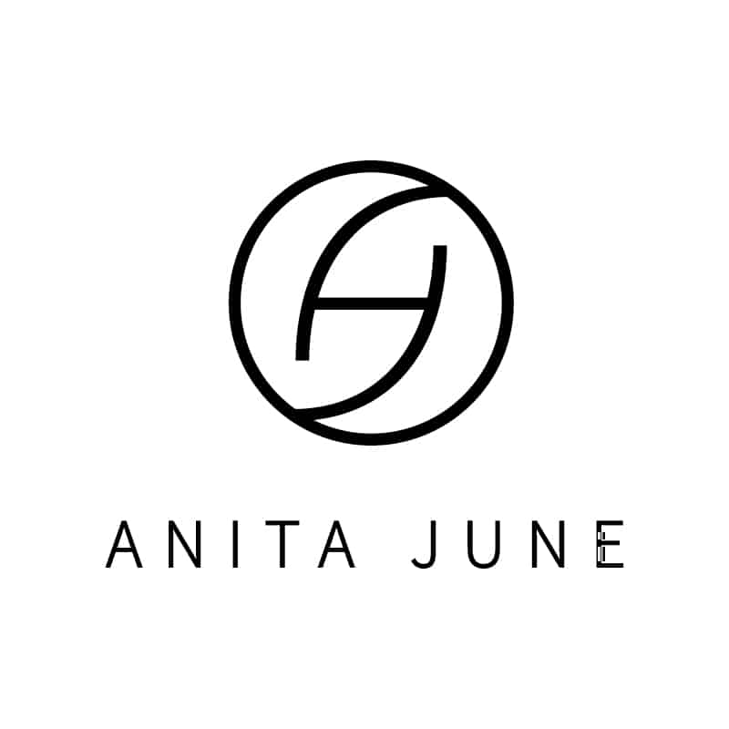 Anita June logotype design