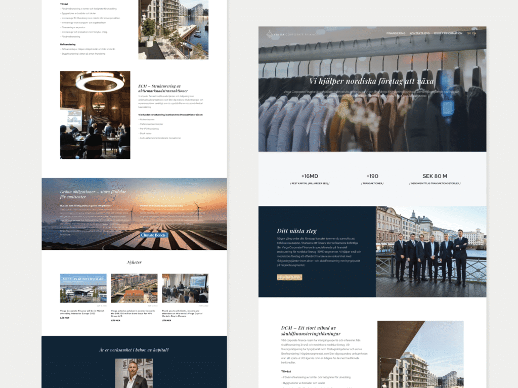 vinga corporate finance webb