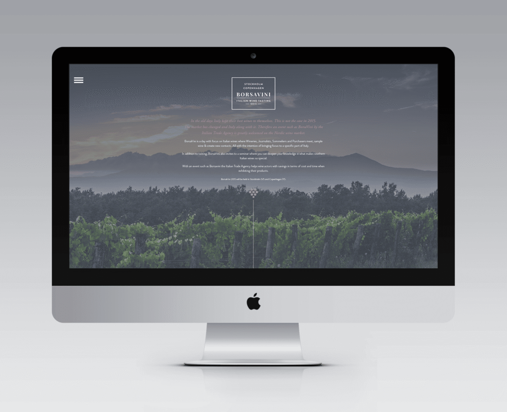 Grafisk profil för BorsaVini – LIVE Creative Agency