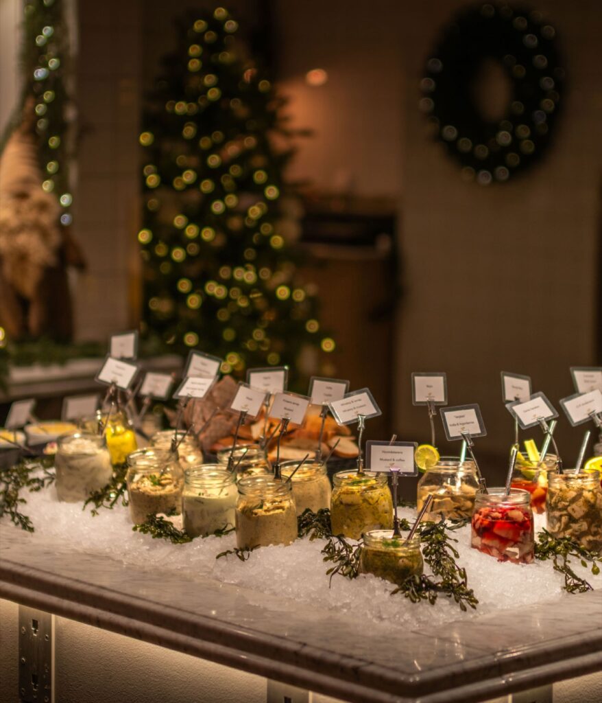 Christmas buffet at Fiskekrogen