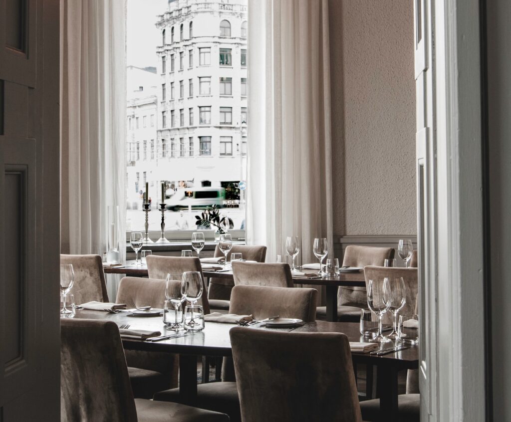 The dining room at Fiskekrogen