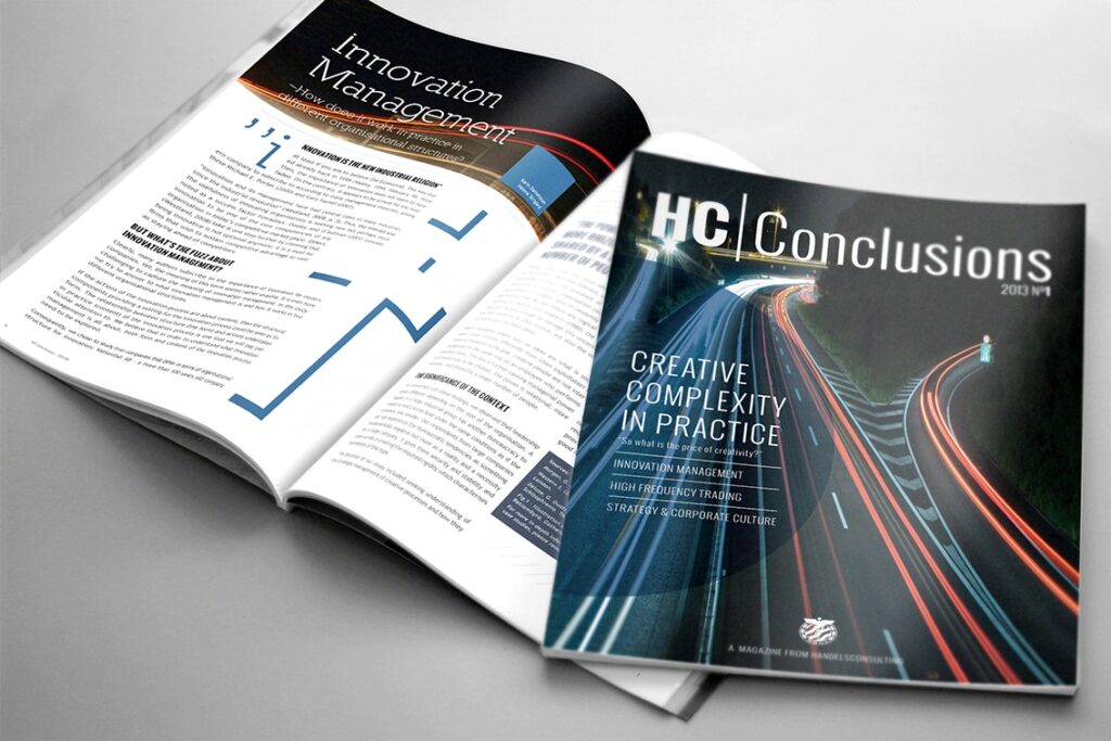 Kundtidning för Handels Consultings – LIVE Creative Agency