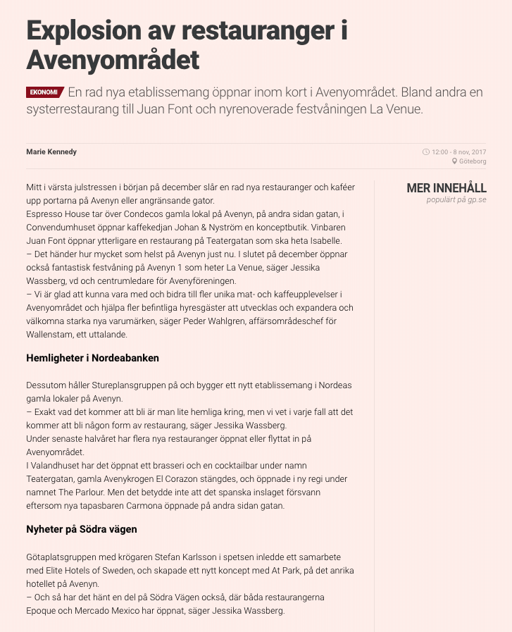 Isabelle Restaurang – LIVE Creative Agency