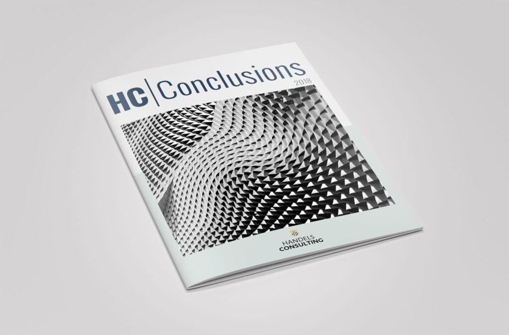 Design of the magazine “HC Conclusions” for Handels Consulting – LIVE Creative Agency