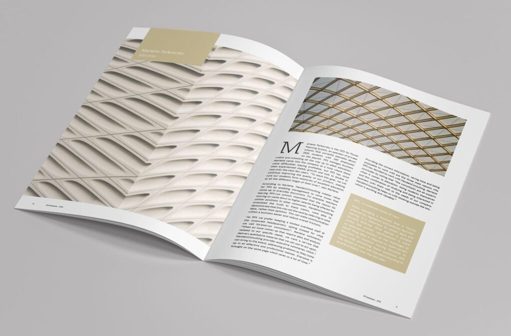 Design of the magazine “HC Conclusions” for Handels Consulting – LIVE Creative Agency