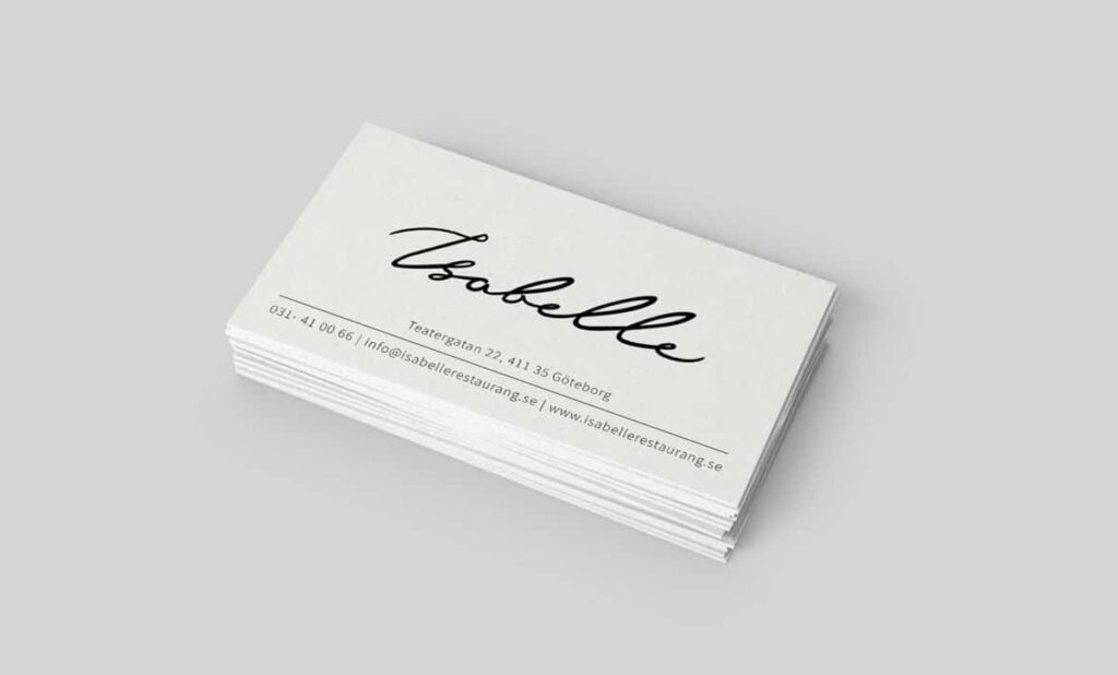 Isabelle Restaurang – LIVE Creative Agency