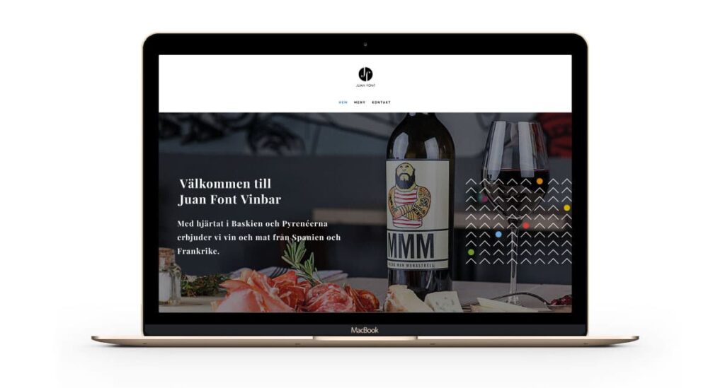Live Reklambyrå webbdesign Juan Font