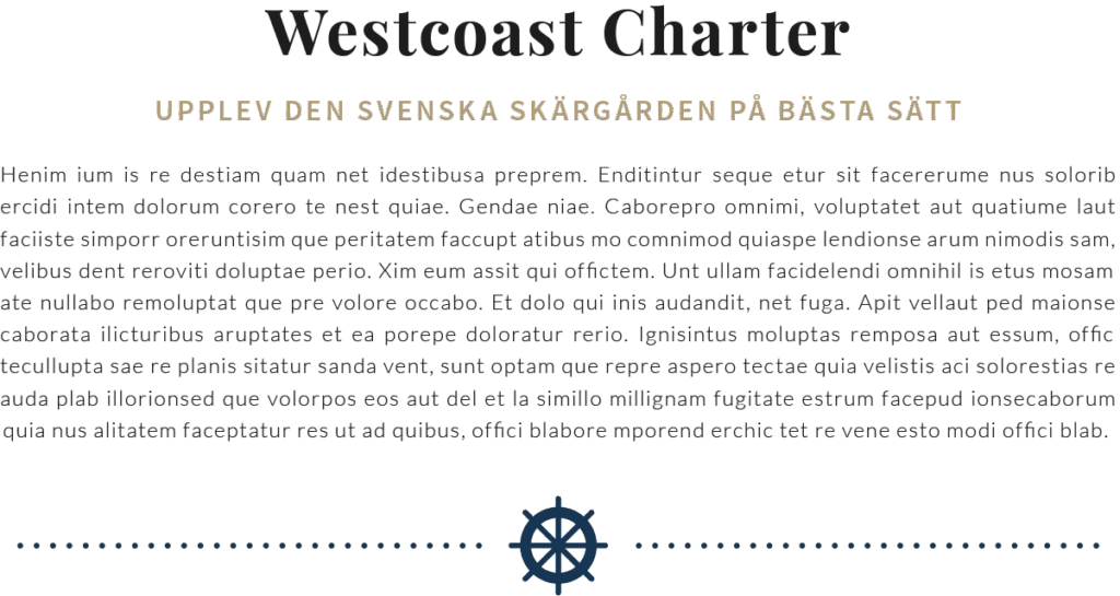 WestCoast Charter – LIVE Creative Agency