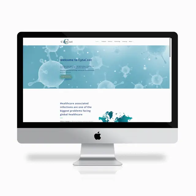 Webdesign CytaCoat – LIVE Creative Agency