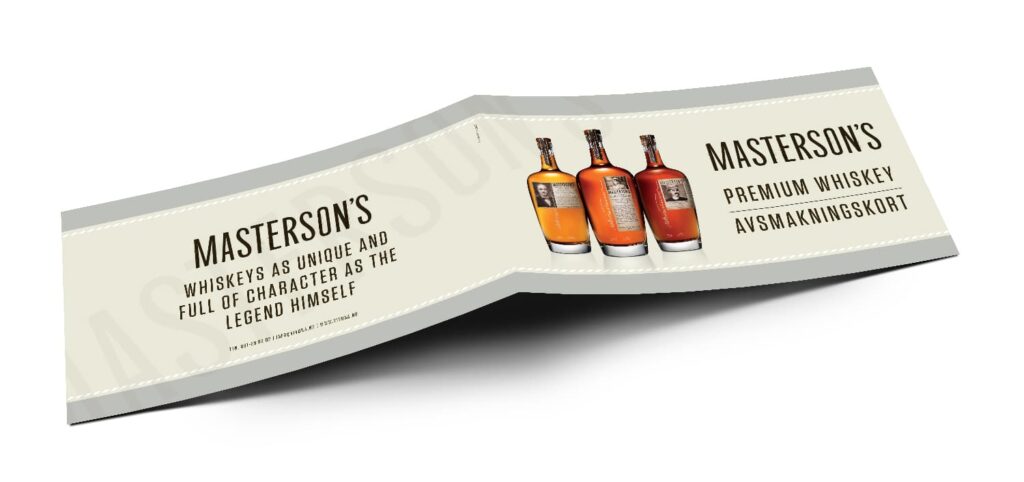 Smakkort för Masterson’s – LIVE Creative Agency