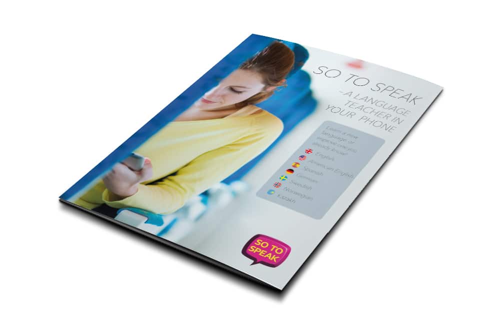 Folder för So To Speak – LIVE Creative Agency