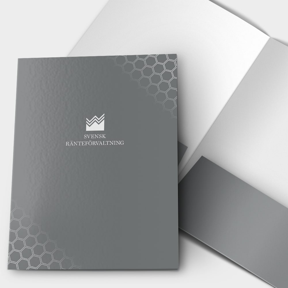 Eventmaterial för Svensk Ränteförvaltning – LIVE Creative Agency