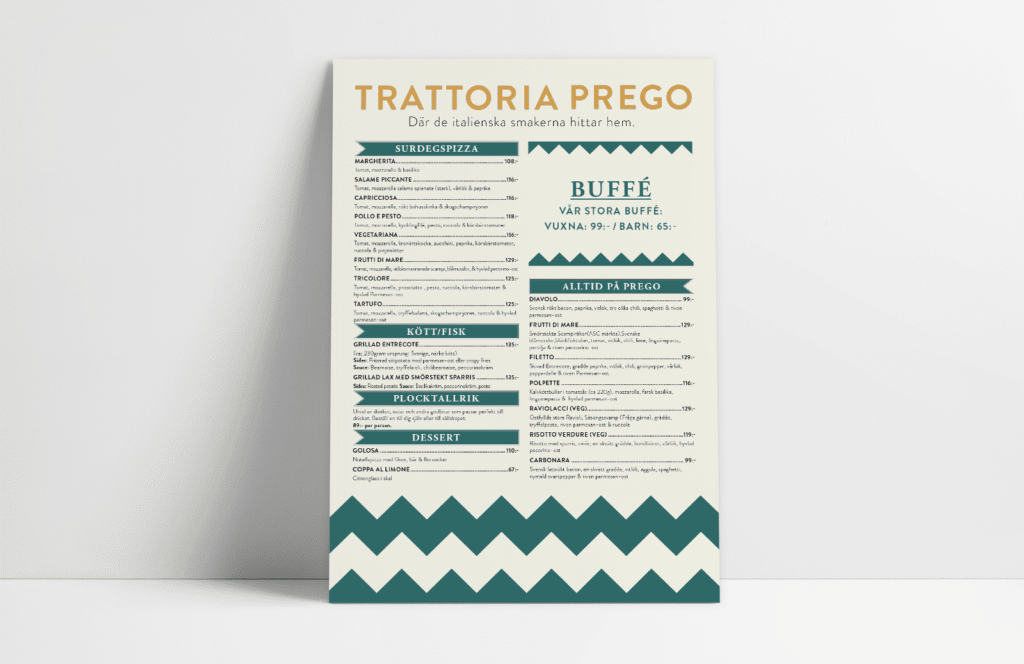 Trattoria Prego – LIVE Creative Agency